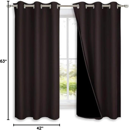 NICETOWN Complete 100% Blackout Curtains, Thermal Insulated & Energy Efficiency - Image 9