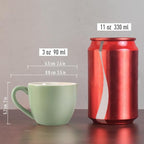 homEdge Mini Procelain Espresso Cup, 3 Ounces / 90 ml Tiny Cofffee Mugs Demitasse for Espresso, Tea- Set of 6, Multicolor