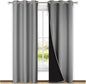 NICETOWN Blackout Curtains 80 inches Long, Full Light Blocking Drapes by NICETOWN