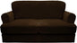 CUCRAF T Cushion Sofa Cover 3 Piece Loveseat Slipcovers, Soft Thick Velvet by CUCRAF
