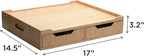 Mobilevision Bamboo Drawer & Large Sliding Tray for K-Cup & Espresso Pod Storage Organize Coffee Maker & countertop appliances for Kitchen & Office Break Rooms