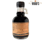WOOD'S Blueberry Crush Maple Syrup – Small-Batch Vermont Maple Syrup Infused with Real Blueberry Flavor | All-Natural, Vegan Sweetener for Pancakes, Desserts, Cocktails & Baking | 8.45 Fl Oz (250mL)
