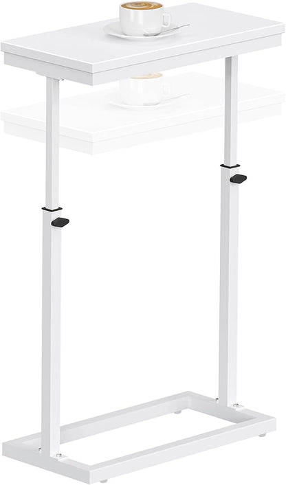 TUTOTAK End Table, Side Table, Tall Couch Table, Sofa Table, Living Room - Image 9