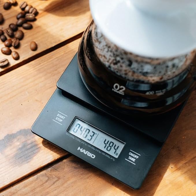 Hario V60 Drip Scale, Black (New Model)