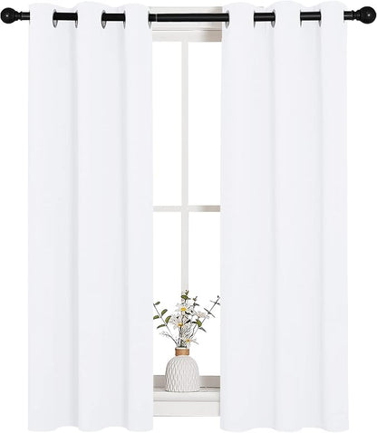 NICETOWN Draperies Curtains Panels, 2 Panels, 29 by 40, Blocking Out 50% - Image 2