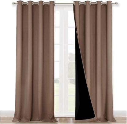NICETOWN 100% Blackout Curtains Thermal, Noise Reduction and Privacy Curtains by NICETOWN