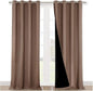NICETOWN 100% Blackout Blinds, Cappuccino, Laundry Room Decor Window Treatment by NICETOWN