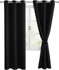 Blackout Curtains for Bedroom, 38 x 84 Inches Long, 2 Panels, Window Curtains by Hiasan