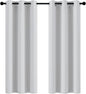 Yakamok Room Darkening Curtains 42x72 inch Greyish White-Living Room | 2 panels by Yakamok