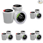Amazon Brand - Solimo Coffee Pods, Assorted pack (French, Dark, Colombian), Compatible with Keurig 2.0 K-Cup Brewers, 100 Count (Pack of 5)