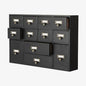 12 Drawers Apothecary Cabinet by PACKGILO