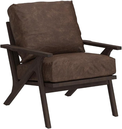 HNY Mid Century Arm Chair, Retro Accent Armchair - Image 5