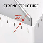 Guowall Adjustable Cake Ring Extensible Rectangle Ring Mold Detachable Stainless Steel Square Shaped Cake Cutter, Nonstick DIY Baking - 5.9 x 5.9 in (15 x 15 cm)