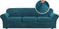 H.VERSAILTEX Velvet 4 Piece High Stretch Sofa Slipcover Cover Furniture by HVERSAILTEX