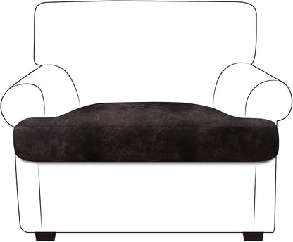ANARACHON Leather Look Couch Cushion Covers Sofa Seat Slipcovers Sets Couches by ANARACHON