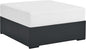 Modway Tahoe Aluminum Ottoman in Gray White by Modway
