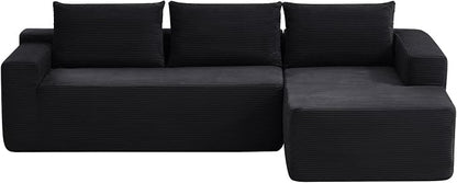 97" Cloud Sectional Couch, Modern Modular Sectional Sofa - Image 7