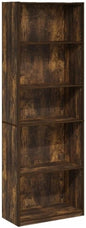 Furinno GEHRY Book Shelf, 5-Tier Bookshelf by Furinno-FitsYourSpaceFitsYourBudget