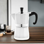 Bellemain Stovetop Espresso Maker Moka Pot (White, 3 Cup)