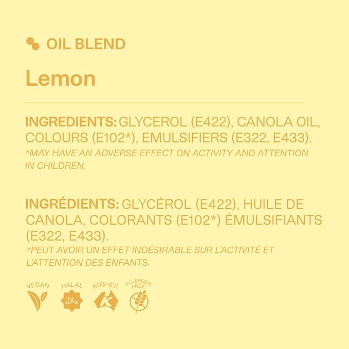 Colour Mill Oil-Based Food Coloring, 20 Milliliters Lemon