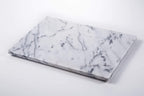 JEmarble Pastry Board 8x12 inch with Non-Slip Rubber Feets for Stability Perfect for Keep the Dough Cool and Chocolate Tempering(Premium Quality) White