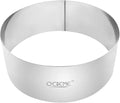 O'Creme Cake Ring Sturdy Stainless Steel Round Mousse Cake Ring Mold for Baking, Dessert Cake Decorating Pastry Rings 8 Inch Diameter x 2-1/2 Inch High