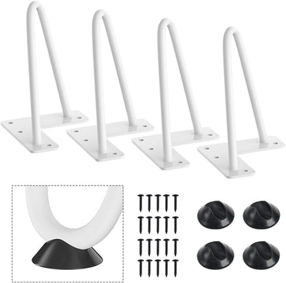 SMARTSTANDARD 6 Inch Heavy Duty Hairpin Furniture Legs, Metal Home DIY Projects by SMARTSTANDARD