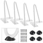 SMARTSTANDARD 6 Inch Heavy Duty Hairpin Furniture Legs, Metal Home DIY Projects by SMARTSTANDARD