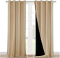 NICETOWN 100% Blackout Blinds, Biscotti Beige, Laundry Room Decor Window by NICETOWN