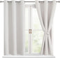 Short Blackout Curtains for Bedroom, 42 x 45 Inch, 2 Panels | Thermal Insulated by Hiasan