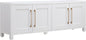Henn&Hart Rectangular TV Stand for TV's up to 80" in White, TV Stands for the by HennHart