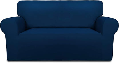 PureFit Stretch Loveseat Covers Fleece Couch Covers by PureFit