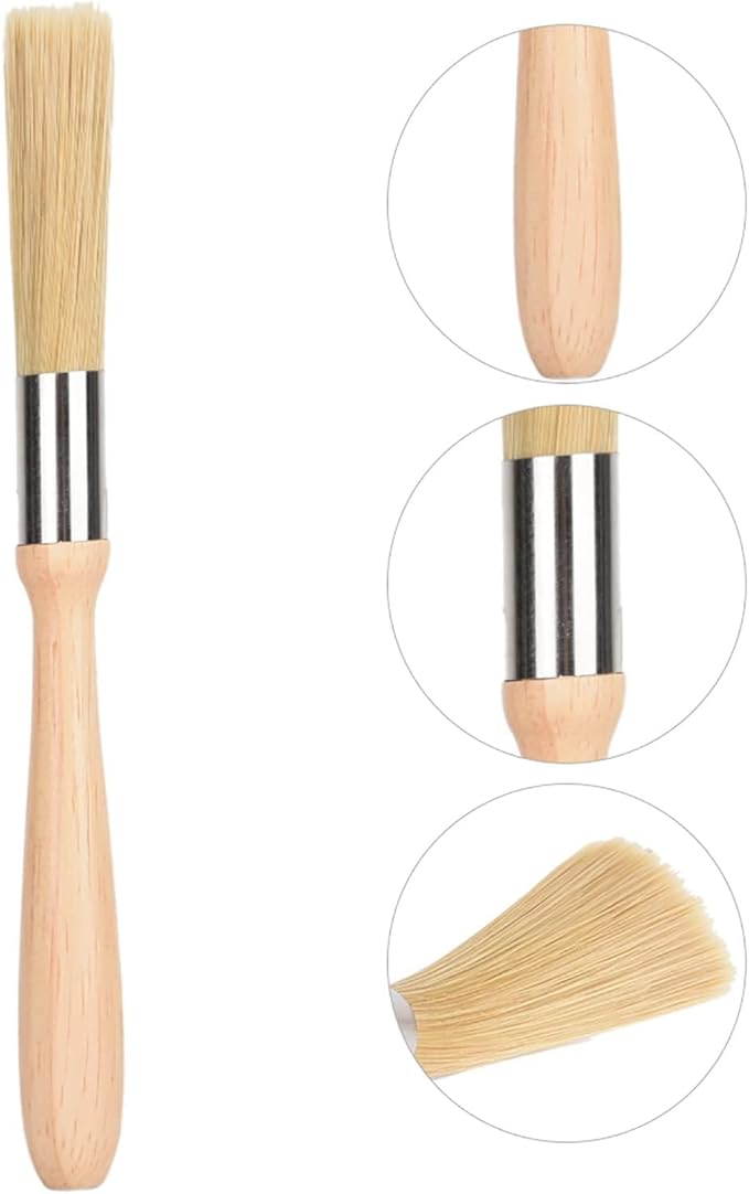 Coffee Grinder Cleaning Brush, Espresso Cleaning Brush Wooden Handle Espresso Machine Brush Cleaner Tool for Bean Grain Coffee Tool Home Kitchen