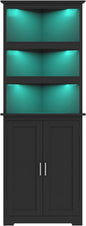 TEENFON Corner Cabinet, Tall Corner Hutch by TEENFON
