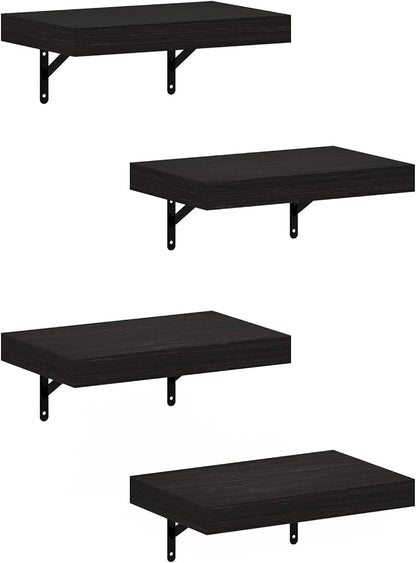 Furinno Tanna Floating Shelves for Wall Set of 4, 15-Inch Wall Shelf, Triple - Image 5