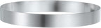 HARFINGTON Round Cake Ring 5.9 x 1 Inch Seamless Stainless Steel Pastry Mousse Dessert Ring Mirror Coating for Baking Cooking English Muffins Crumpet Making Tool