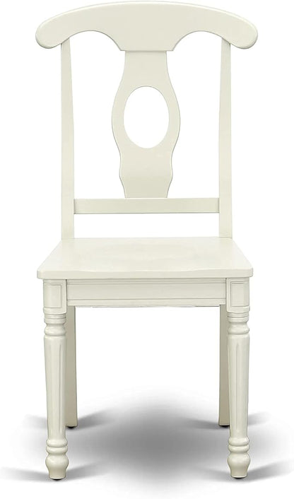 East West Furniture KEC-LWH-W Kenley Dinette Chairs - Image 4