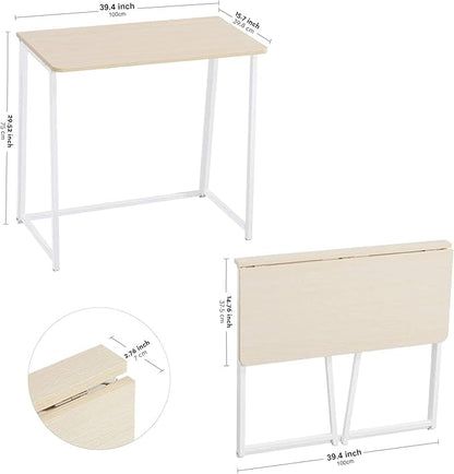 WOHOMO Folding Desk, Small Foldable Desk 39.4" - Image 3
