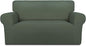 PureFit Stretch Loveseat Covers Fleece Couch Covers by PureFit