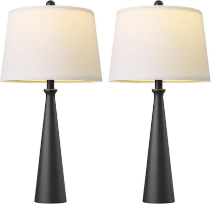 Oneach 25.75" Modern Table Lamp Set of 2, Bedside Lamps - Image 9