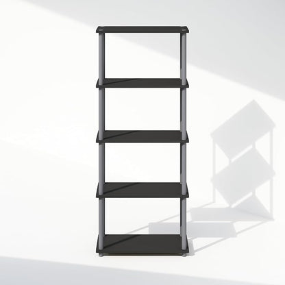 Furinno Turn-N-Tube Book Shelf, 5-Tier Bookshelf, Bookcase - Image 6