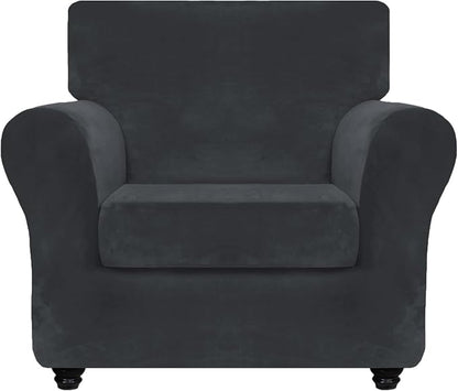 ZNSAYOTX Luxury Velvet Chair Slipcovers by ZNSAYOTX