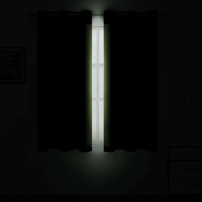 Light Green Thermal Blackout Curtains/52 x 54 Inch/Set of 2 Panels Room - Image 3