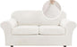 H.VERSAILTEX Real Velvet Plush 3 Piece Stretch Sofa Covers Couch Covers by HVERSAILTEX