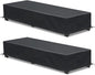 Waterproof Patio Lounge Chair Cover 2 Pack Outdoor Chaise Lounge Covers 600D by GoldenRaindrop