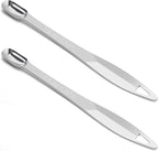2 Pcs 1/8 Teaspoon (0.63 mL | 1/8 Tsp | 0.63 cc | 1/64 oz) Stainless Steel Single Measuring Spoon, Long Handle Metal Measuring Spoon, Kitchen Gadgets for Cooking & Baking