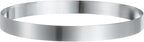 HARFINGTON Round Cake Ring 7.48 x 1 Inch Seamless Stainless Steel Pastry Mousse Dessert Ring Mirror Coating for Baking Cooking English Muffins Crumpet Making Tool