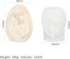 Nativity Scene Candle Mold - Resin Casting Silicone Molds for Home Decor & Candle Making Wave Spiral Mold