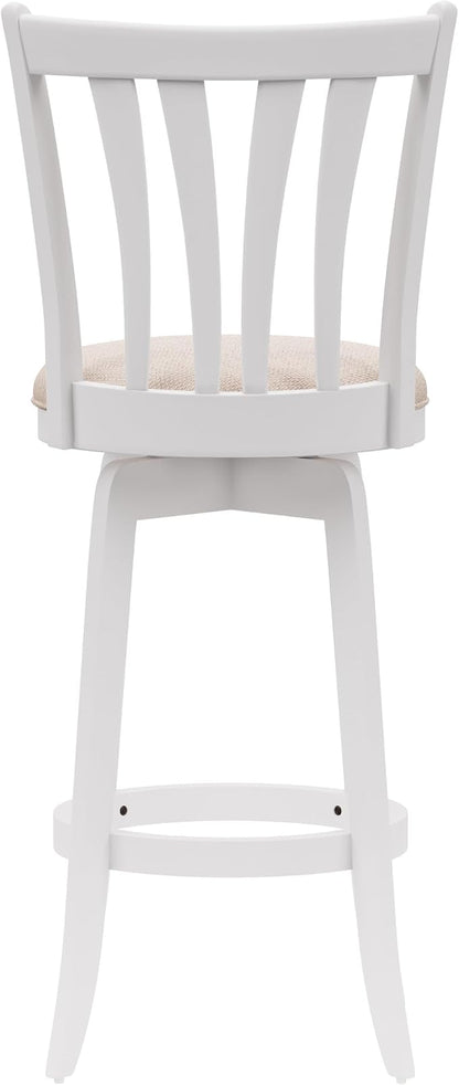 Hillsdale 29.5" Savana Wood Swival Bar Height Stool - Image 12