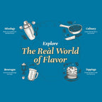 Reàl Fruit Infused Flavoring Syrup Variety - Strawberry, Raspberry, Peach, Blueberry, Black Cherry, Crisp Apple (Pack of 6, 16.9 FL OZ Bottles)
